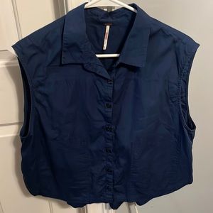 Free People Boxy Button Up